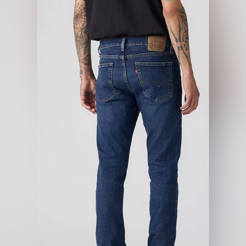 Levi's Dark Blue 510™ SKINNY FIT MEN'S JEANS - Picture 6 of 12